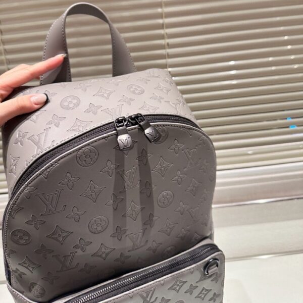 LOUIS VUITTON MONOGRAM SHADOW RACER BACKPACK GREY 38CM - Image 8