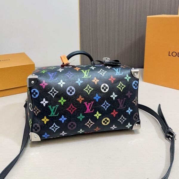 LOUIS VUITTON X TAKASHI MURAKAMI SPEEDY SOFT BLACK 30CM M13257 - Image 3
