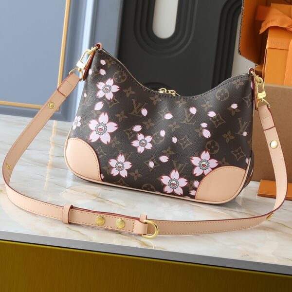 LOUIS VUITTON X TAKASHI MURAKAMI BOULOGNE SAKURA BROWN 27CM M13265 - Image 5