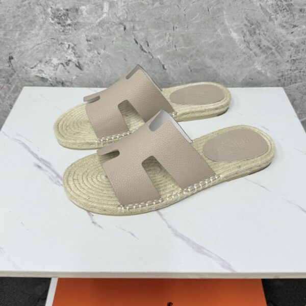 HERMES ANTIGUA ESPADRILLE BEIGE SABLE H231001ZH1J440 - Image 3