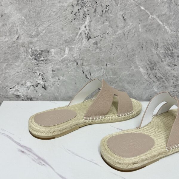 HERMES ANTIGUA ESPADRILLE BEIGE SABLE H231001ZH1J440 - Image 4
