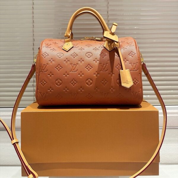 LOUIS VUITTON SPEEDY SOFT BAG MONOGRAM BROWN 30CM - Image 2