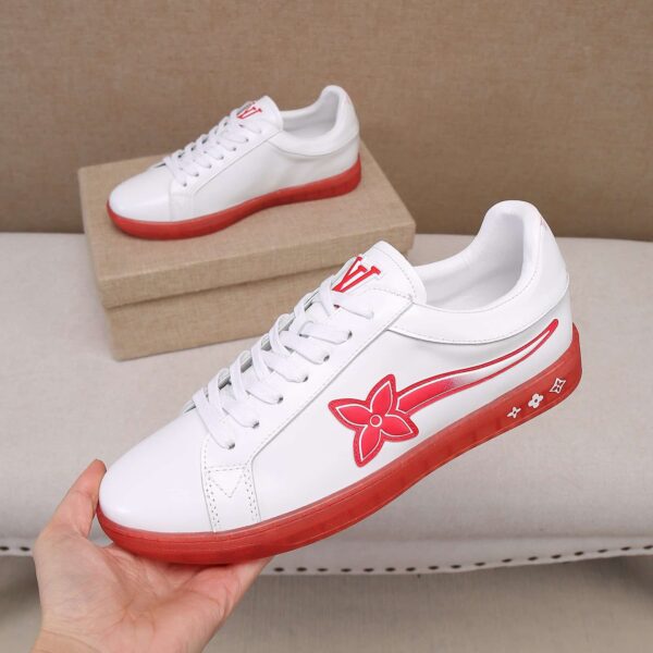 LOUIS VUITTON LUXEMBOURG SAMOTHRACE TRAINERS RED 1A9FYN - Image 7