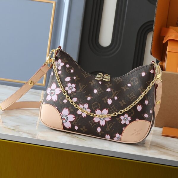 LOUIS VUITTON X TAKASHI MURAKAMI BOULOGNE SAKURA BROWN 27CM M13265 - Image 2