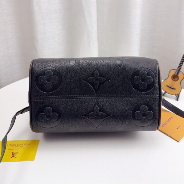 LOUIS VUITTON SPEEDY BANDOULIERE BAG WILD AT HEART MONOGRAM EMPREINTE GIANT BLACK 26CM - Image 5