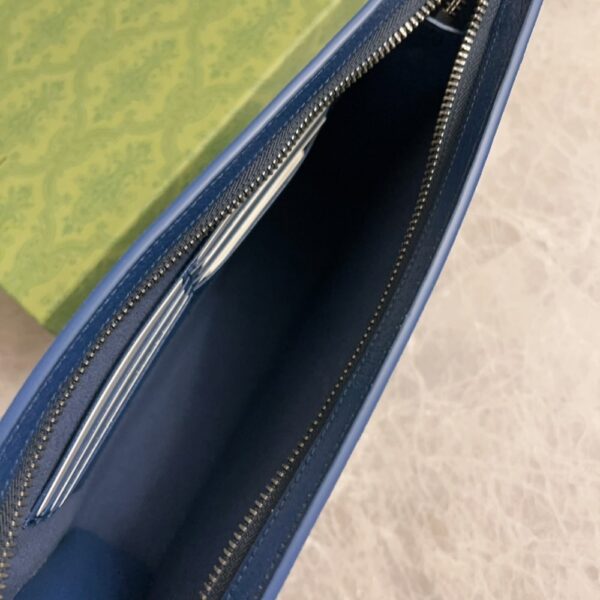 GUCCI GG POUCH WITH GG DETAIL BEIGE AND EBONY 18CM 768255 FACQC 9773 - Image 4