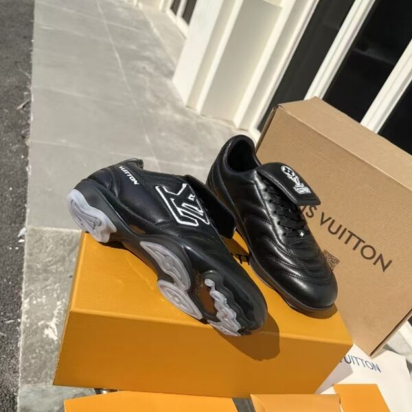 LOUIS VUITTON FOOTPRINT SOCCER SNEAKER BLACK 1AHAI9 - Image 3
