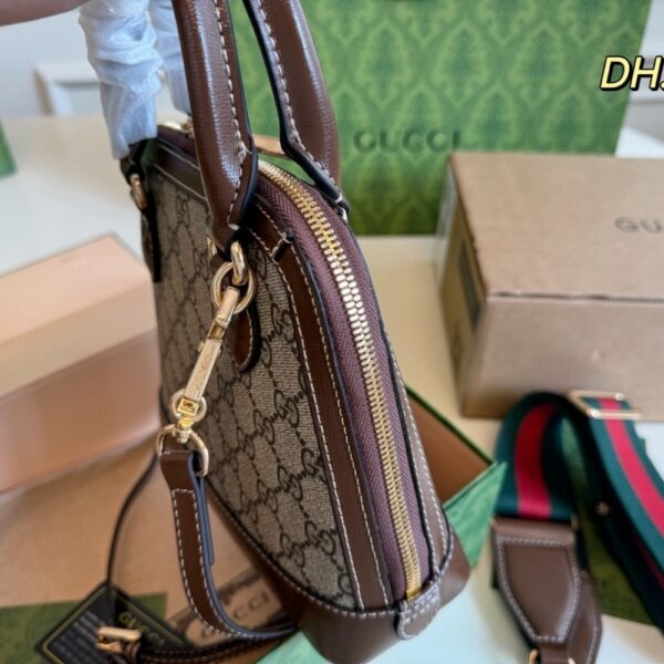GUCCI HORSEBIT 1955 BEIGE DARK BROWN 20CM - Image 3