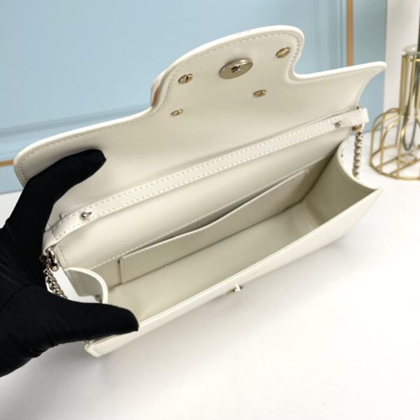 VALENTINO GARAVANI LOCÒ SHOULDER BAG IN IVORY 27CM - Image 7
