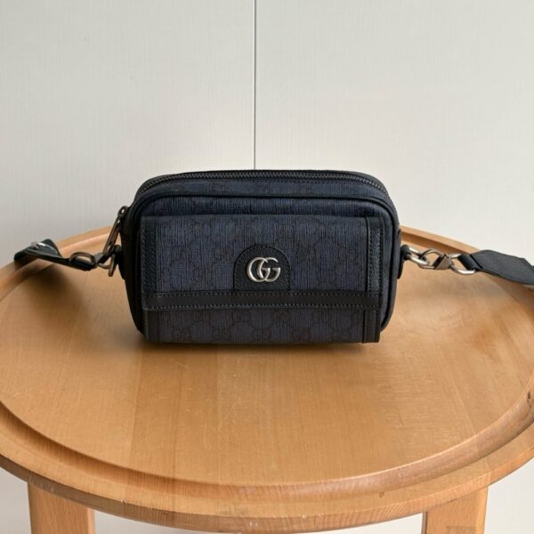 GUCCI OPHIDIA SMALL CROSSBODYBAG DARK BLUE 20CM 802170 FACJY 8441 - Image 2