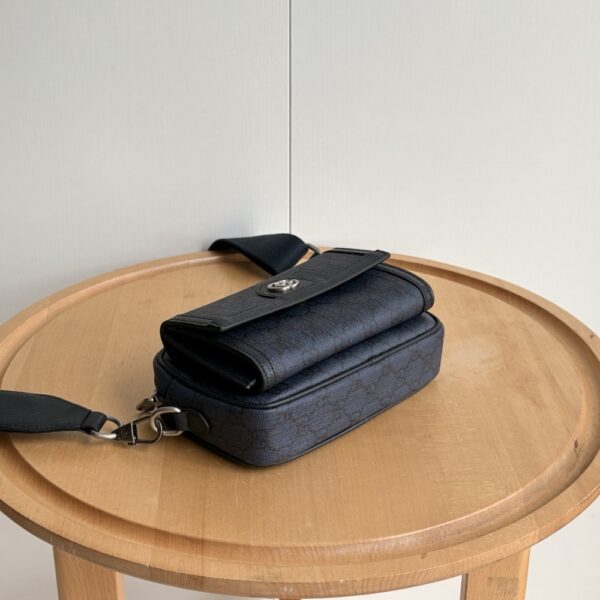GUCCI OPHIDIA SMALL CROSSBODYBAG DARK BLUE 20CM 802170 FACJY 8441 - Image 5
