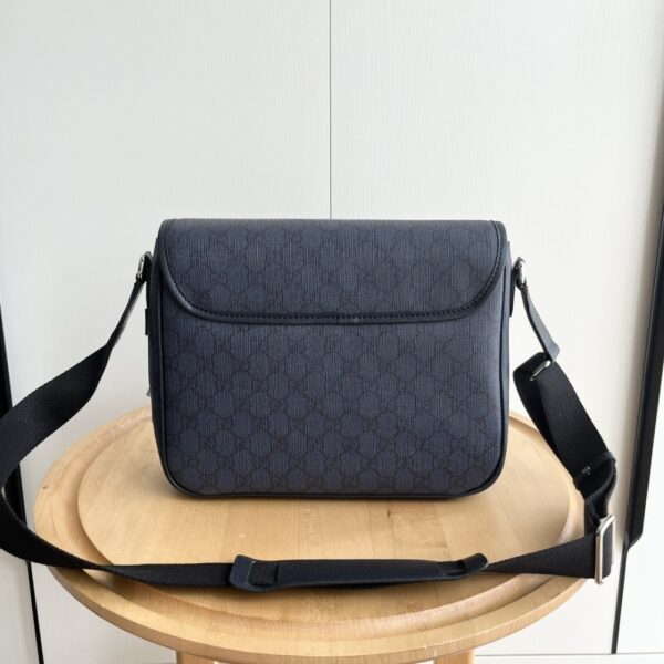 GUCCI OPHIDIA MEDIUM MESSENGER BAG DARK BLUE 28CM 761741 FACJY 8441 - Image 3