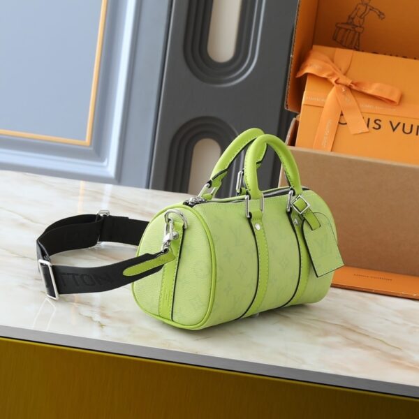 LOUIS VUITTON KEEPALL BANDOULIÈRE 25 LEMON YELLOW 25CM M14078 - Image 3