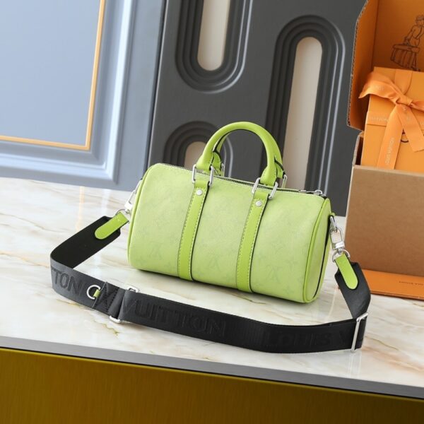 LOUIS VUITTON KEEPALL BANDOULIÈRE 25 LEMON YELLOW 25CM M14078 - Image 4