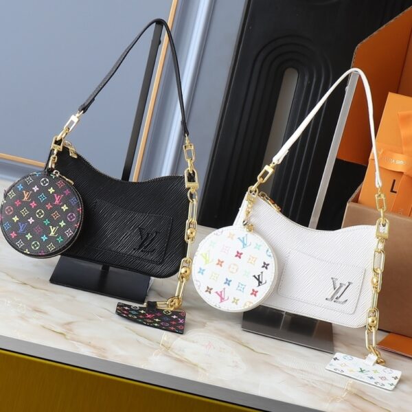 LOUIS VUITTON X MURAKAMI MARELLINI BAG WHITE 19CM M13100 - Image 6