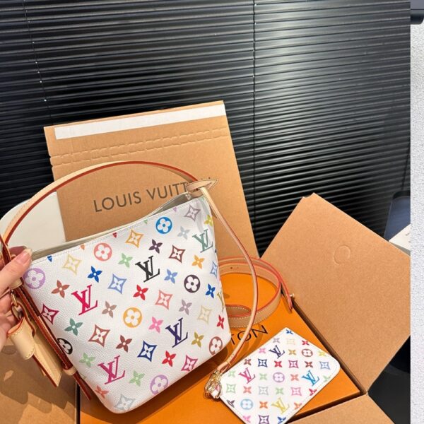 LOUIS VUITTON X TAKASHI MURAKAMI ALL IN BB WHITE MULTICOLORED 17CM M13089 - Image 2
