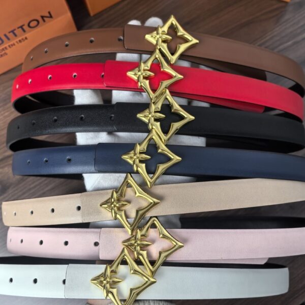 LOUIS VUITTON LV FLOWERGRAM BELT 25MM BLACK - Image 3