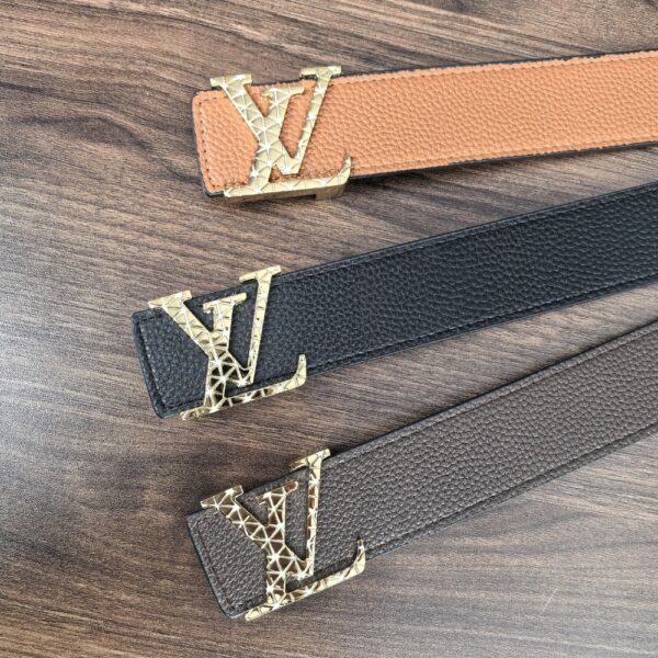 LOUIS VUITTON LV INITIALES BELT BLACK 38MM - Image 3
