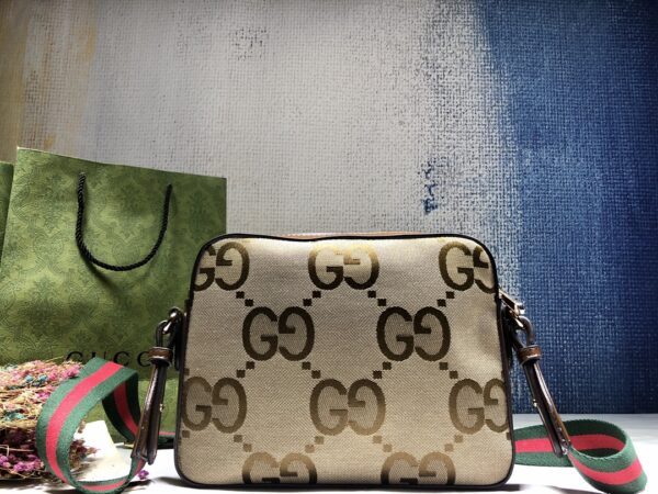 GUCCI JUMBO MESSENGER GG BAG 25.5CM 675891 UKMDG 2570 - Image 5