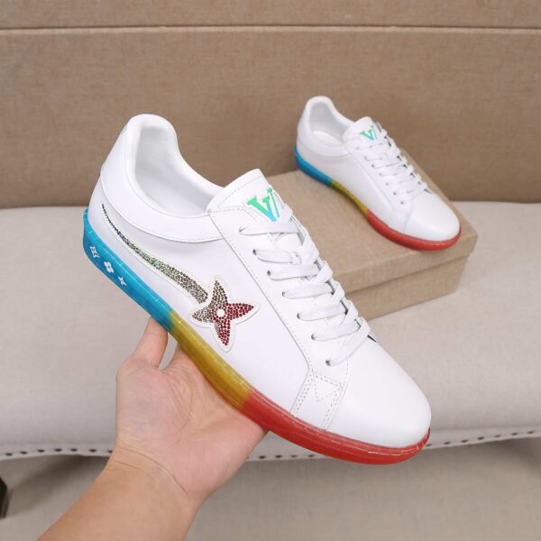LOUIS VUITTON LUXEMBOURG SAMOTHRACE SNEAKER WHITE 1A9G05 - Image 9