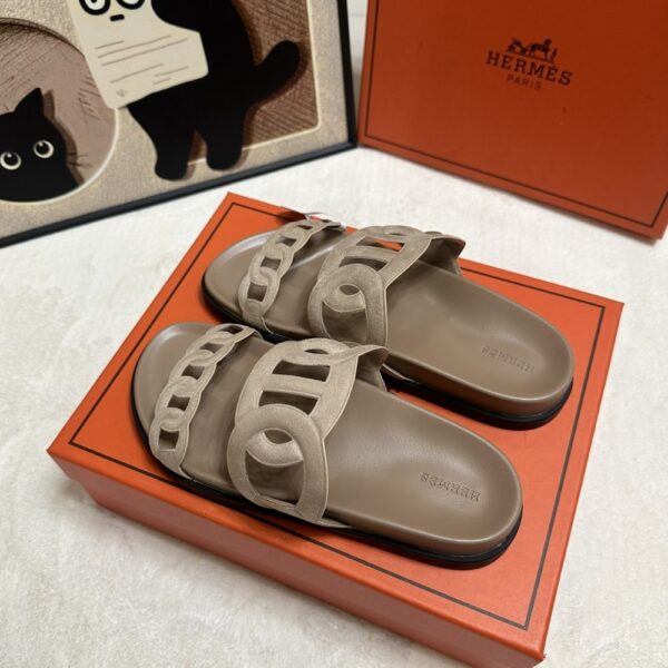 HERMES EXTRA SANDAL BEIGE ARGILE H222301Z 1J380 - Image 3