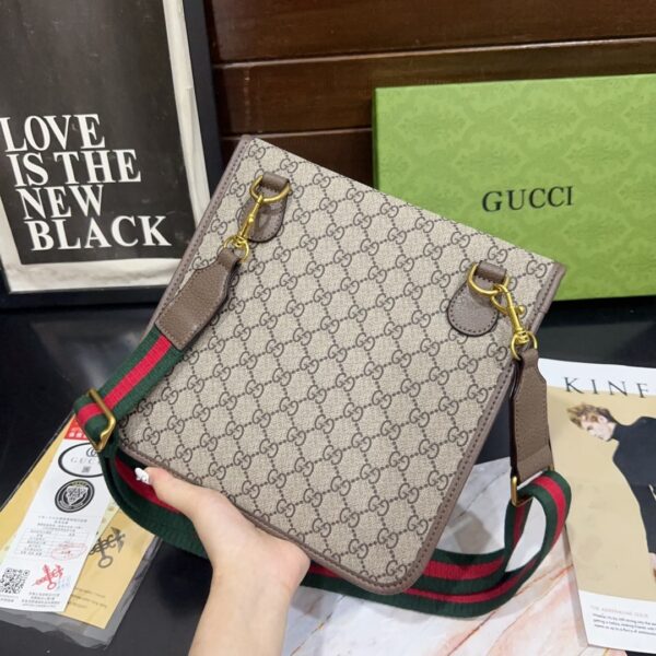 GUCCI NEO VINTAGE GG MEDIUM MESSENGER BAG BEIGE 27CM - Image 5
