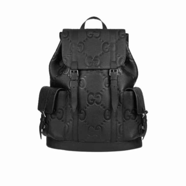GUCCI JUMBO GG BACKPACK BLACK 34CM 625770 AABZF 1000