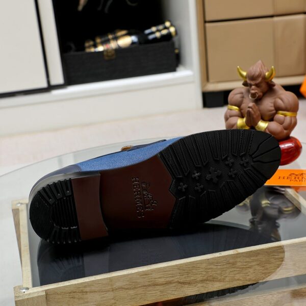 HERMES BLAISE LOAFER BLUE - Image 6