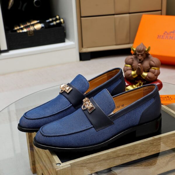 HERMES BLAISE LOAFER BLUE - Image 2