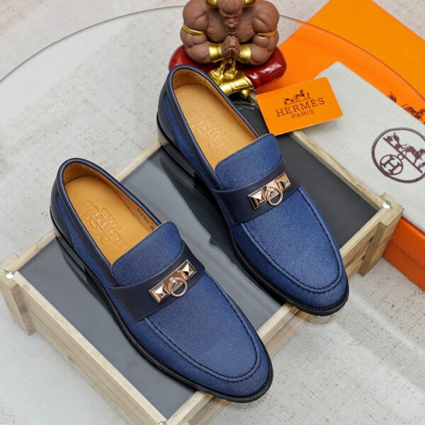 HERMES BLAISE LOAFER BLUE - Image 5