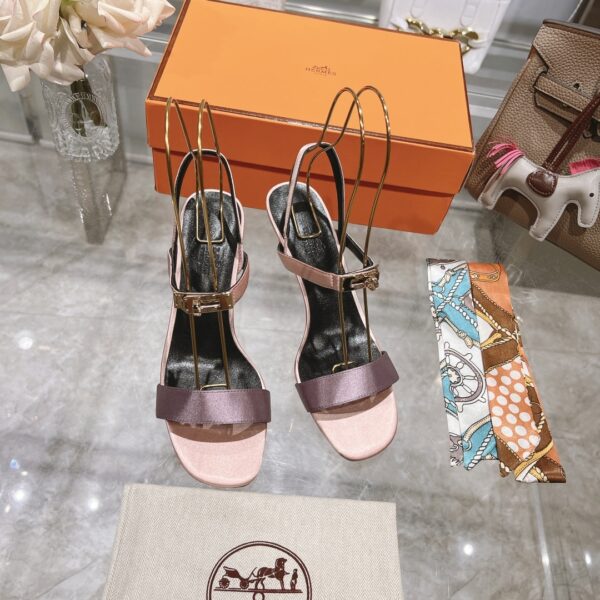 HERMES GLAMOUR 75 SANDAL MULTIOLOR H232133Z 9J365 - Image 7
