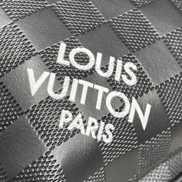 LOUIS VUITTON AVENUE SLINGBAG 31CM BLACK AND GREY N40439 - Image 5