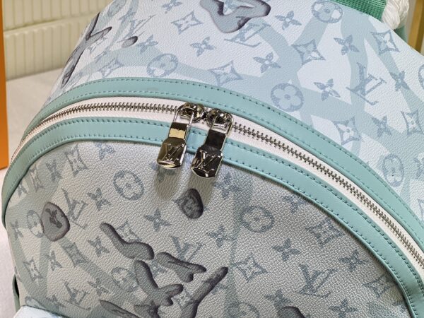 LOUIS VUITTON DISCOVERY BACKPACK CRYSTAL BLUE 38CM M22519 - Image 7