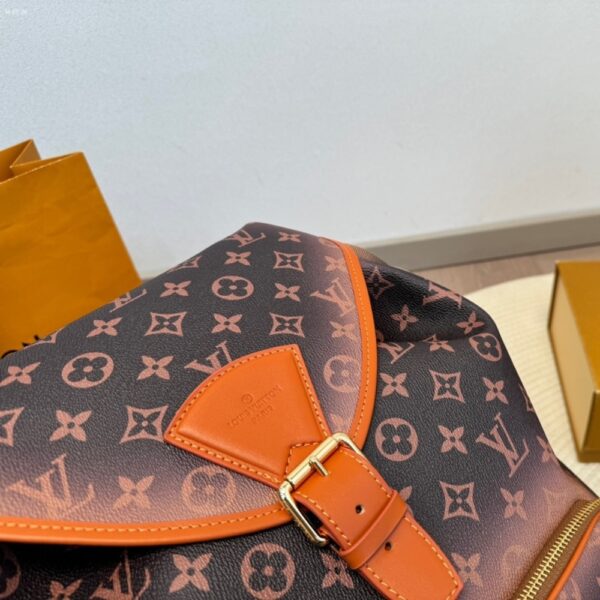 LOUIS VUITTON MONTSOURIS BACKPACK MONOGRAM DUST COATED CANVAS 30CM M11540 - Image 7