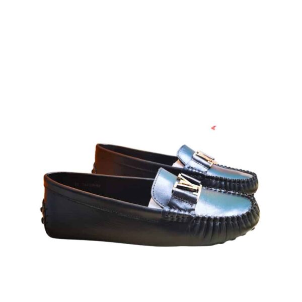 LOUIS VUITTON MONTE CARLO MOCASSIN SHOES BLACK