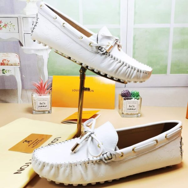 LOUIS VUITTON ARIZONA MOCASSIN WHITE - Image 7