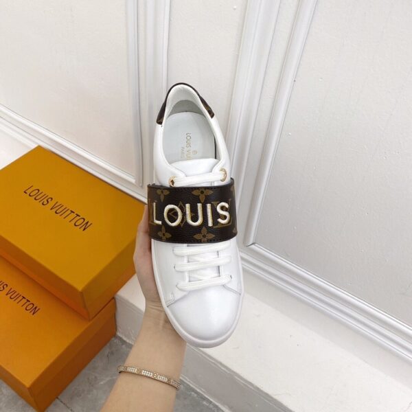 LOUIS VUITTON FRONTROW LOGO MONOGRAM STRAP WHITE - Image 7