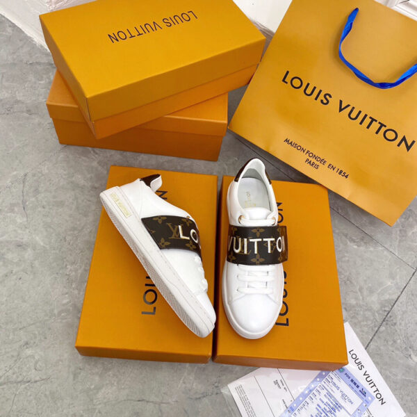 LOUIS VUITTON FRONTROW LOGO MONOGRAM STRAP WHITE - Image 2