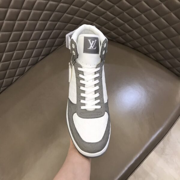 LOUIS VUITTON RIVOLI TRAINER BOOTS GREY - Image 7