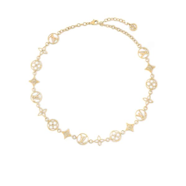 LOUIS VUITTON LV LACE NECKLACE GOLD M01057