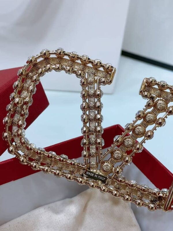 VALENTINO GARAVANI REVERSIBLE BELT WITH SIGNATURE VLOGO WHITE - Image 6