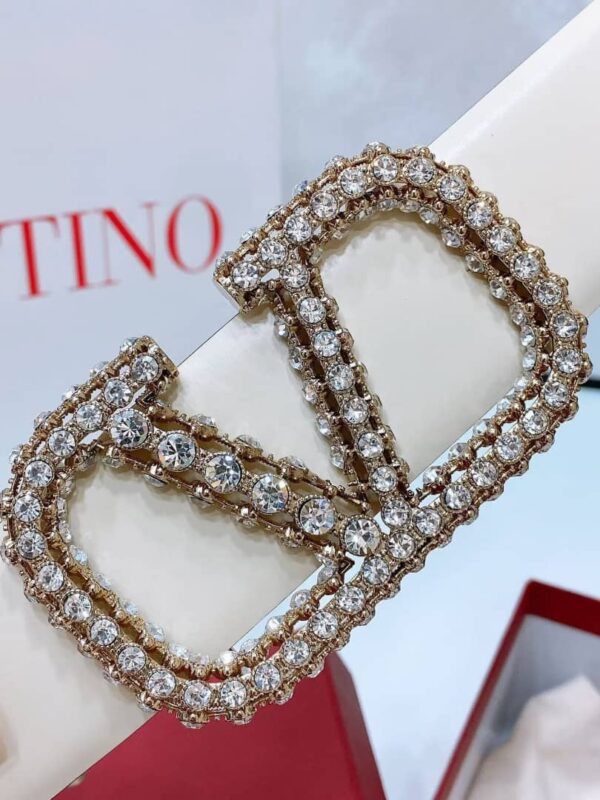 VALENTINO GARAVANI REVERSIBLE BELT WITH SIGNATURE VLOGO WHITE - Image 3