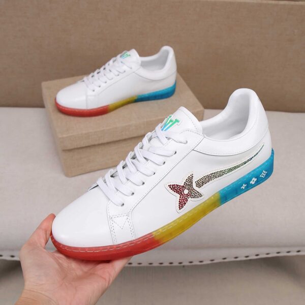 LOUIS VUITTON LUXEMBOURG SAMOTHRACE SNEAKER WHITE 1A9G05 - Image 5