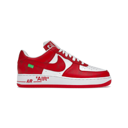 LOUIS VUITTON AND NIKE AIR FORCE 1 BY VIRGIL ABLOH  WHITE COMET RED 1A9VA9