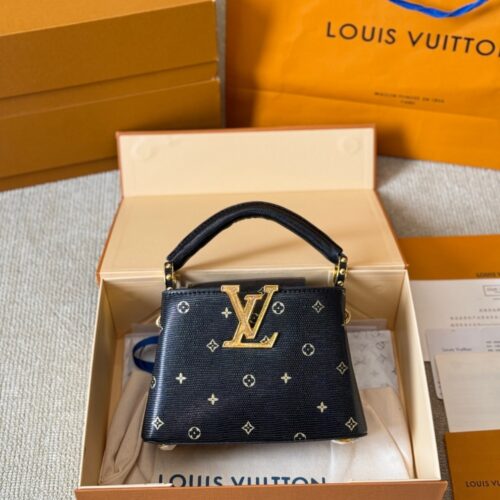 Alternative view of Louis Vuitton Capucines Mini Black 20cm