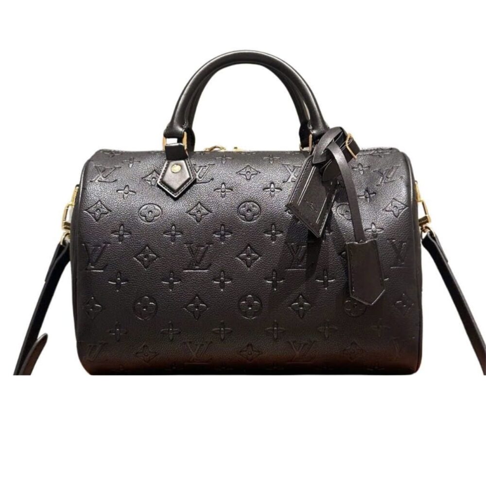 LOUIS VUITTON SPEEDY SOFT BAG MONOGRAM BLACK 30CM