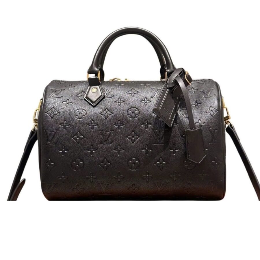 LOUIS VUITTON SPEEDY SOFT BAG MONOGRAM BLACK 30CM