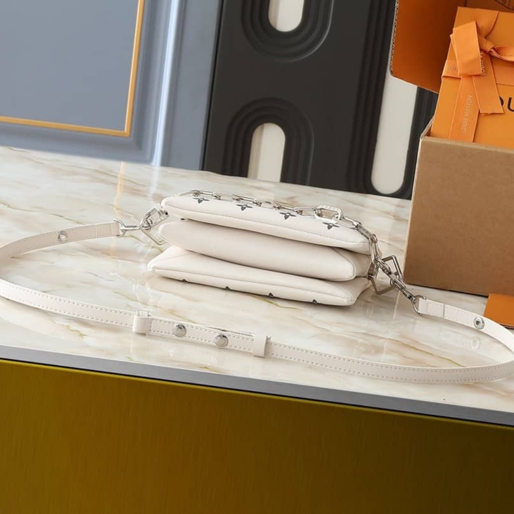 LOUIS VUITTON COUSSIN BB WHITE 21CM M11957 - Image 3