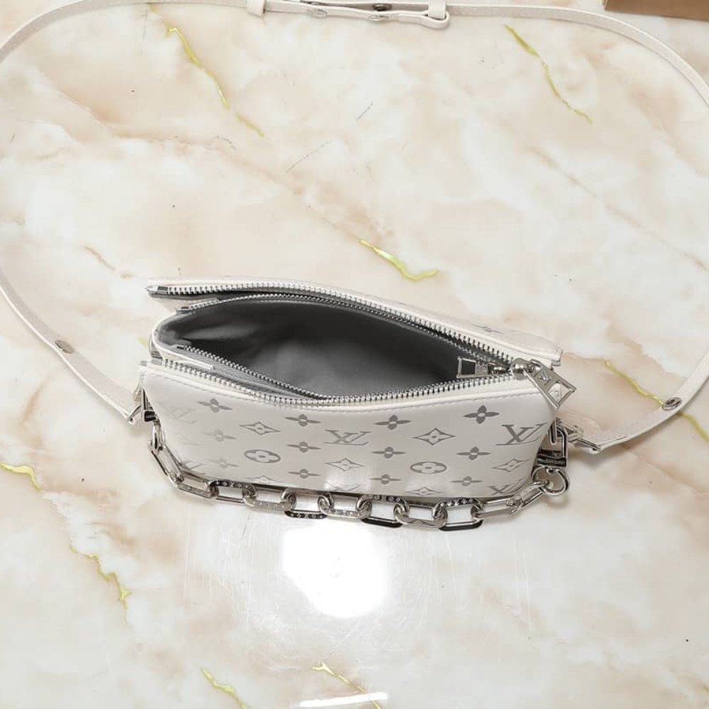 LOUIS VUITTON COUSSIN BB WHITE 21CM M11957 - Image 9