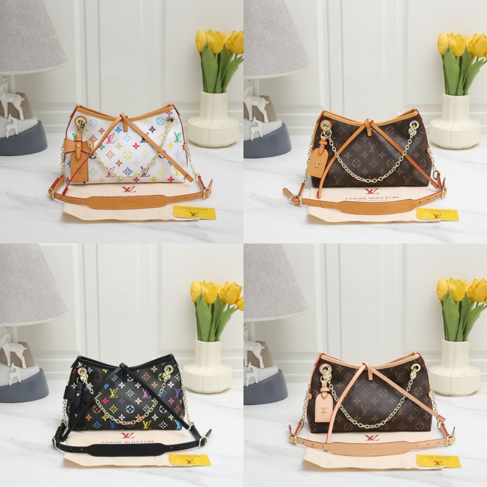 LOUIS VUITTON CARRYALL BB BAG MONOGRAM MULTICOLORE BLANC 26CM - Image 3